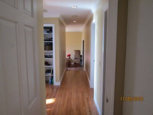 Brookfield Painted Hallway "After" picture